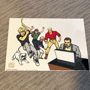 Hanna-Barbera Johnny Quest Artist Cel